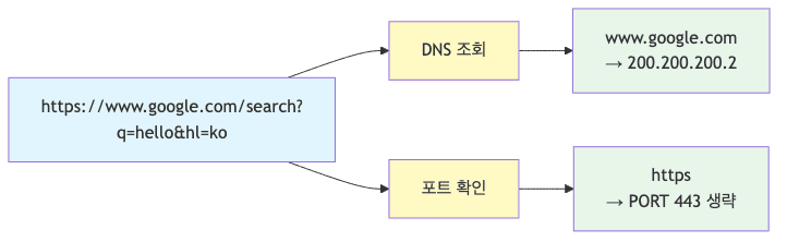 DNS 조회 및 포트 확인