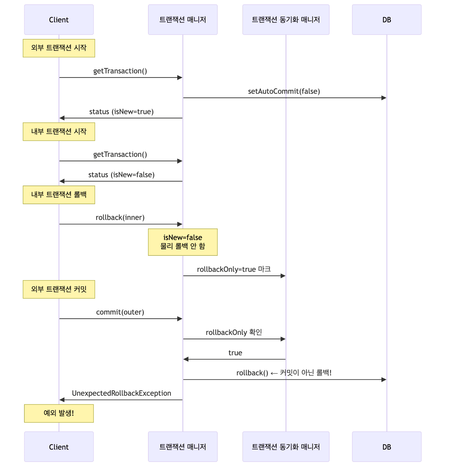Rollback-Only 메커니즘
